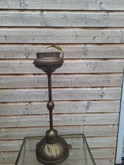 Luxusný secesný stojanový popolník s motívom vtáka – staroži