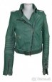 Patrizia Pepe green leather biker jacket - 1