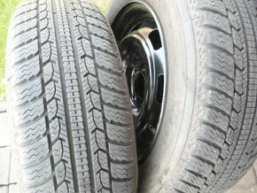 plechové disky + zimné pneu na Peugeot 207