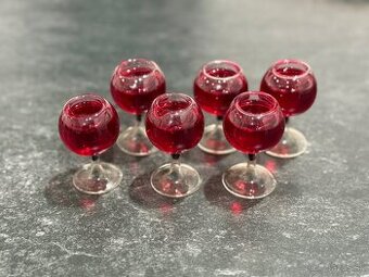 🥃 Dekoračné mini poháre – originálny retro štýl