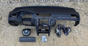 Škoda superb 2 airbagová sada palubovka