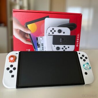Nintendo Switch Oled – perfektný stav + príslušenstvo