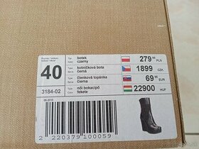 Kožené členkové čižmy č.40 Lasocki