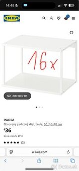 16x IKEA PLATSA 60x40x40cm