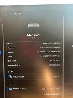 Apple Mac Mini 2018 32gb
