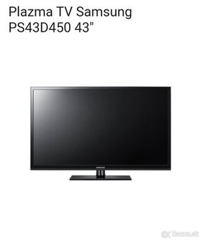 Predam TV Samsung PS43D450 600Hz 109cm