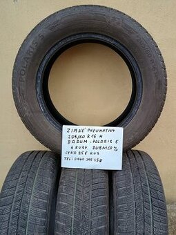 Predám skoro nové zimné pneumatiky 205/60 R16