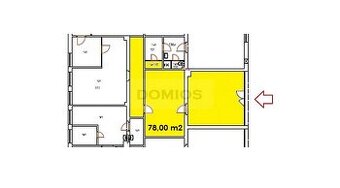 Obchod / služby / kancelárie (78 m2, výklad, parking, KE-Z)
