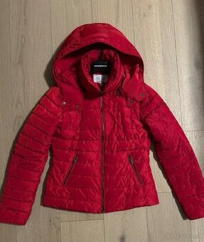 Armani bunda M / IT42 naša 38 červená prechodná