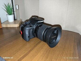 Predám Canon EOS 100D zo setovým objektívom