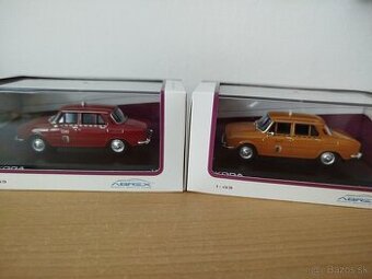 Predám modely aut Škoda a UVMV GT 1:43.