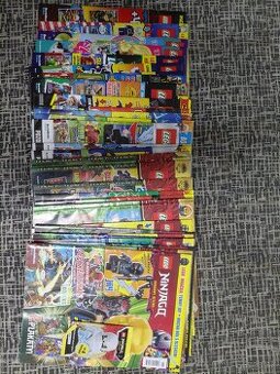 Lego časopisy a krabičky