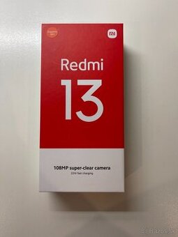 Xiaomi Redmi 13 - úplne nový,zabalený 6GB/128GB-108mpx