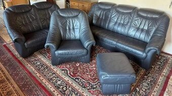 Luxusní kožená sedací souprava 3+2+1,6044