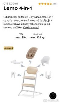 CYBEX Lemo 4-in-1 s vložkou