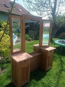 Toaletný stolík so zrkadlom - 1