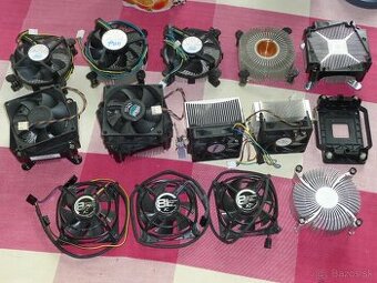 Predám chladiče na socket 775, AM2/AM2+/AM3, a vetráky AC8