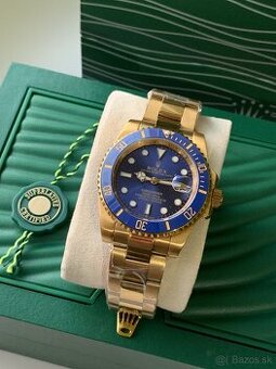 Rolex Submariner Date, Nové, 41mm, Zlato-modré