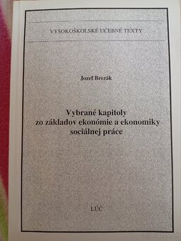 Kniha Vybrané kapitoly zo základov ekonomiky