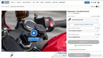 Quad lock držiak mobilu
