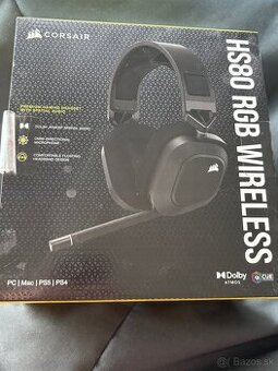 Corsair HS80 RGB Wireless - nepoužité