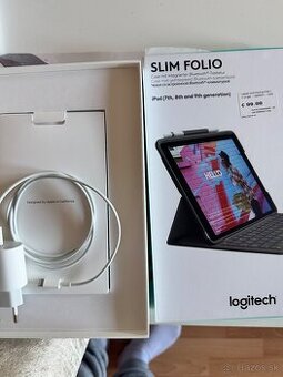 Apple iPad 9. generácie – 64 GB (Model A2604) + Logitech Sli