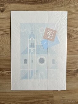 CISAROVE grafika - Modrý kostol