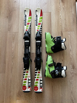 Predam detske lyze Elan s lyziarkami