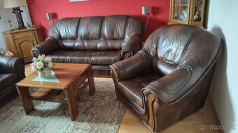 koženná sedacia súprava