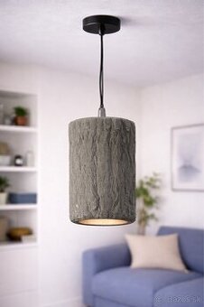 Závesné svetlo Cement