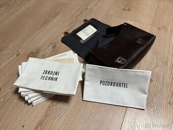 Vojenská brašňa s rukávovými páskami, originál ČSLA, nová