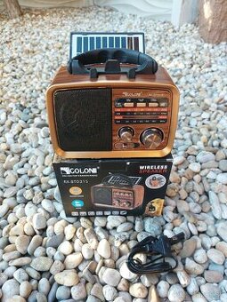 Male Radio Solar Bluetooth MP3 FM AM USB