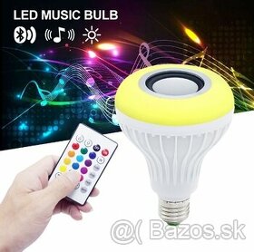 (IHNEĎ) Bluetooth LED žiarovka s reproduktorom