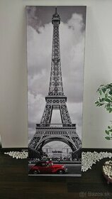 Predám obraz Eiffelovka 150cm x 50cm
