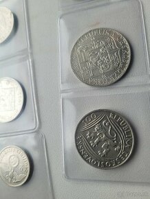 Krásne strieborne mince aj bankovka 1944