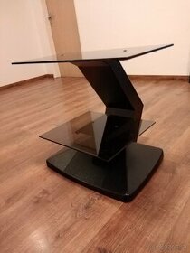 Sklenený TV stolík s - 1