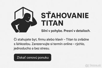 Preprava a sťahovanie Bratislava