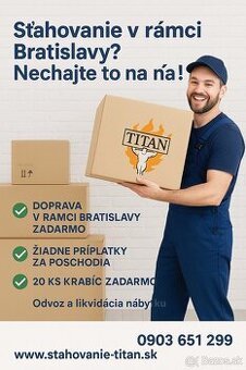 Preprava a sťahovanie Bratislava