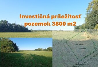 Na predaj zaujímavý stavebný pozemok 3800 m2 v tichej lokali - 1