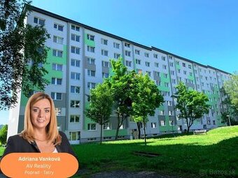 PREDAJ 3-izbový byt s lodžiou – Poprad, Starý Juh