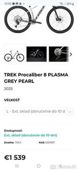 Trek procaliber 8 novy