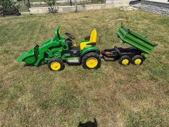 Predám detský traktor Johandeer ( Peg perego ) na baterku