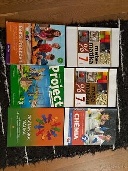 Ucebnice pre 7. Rocnik matematika, chémia, beste freunde
