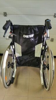 invalidny vozík 39cm pridavne brzdy pre asistenta AL