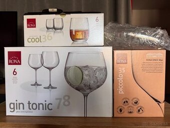 Predám 3 sady pohárov RONA