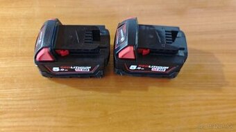 Milwaukee baterky 5.0 AH 2ks