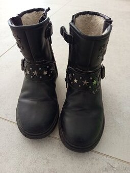 Detska zimna obuv Geox kozene detske cizmy