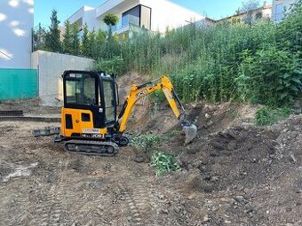 Výkopy, prípojky, spevnené plochy, záhrady na kľúč