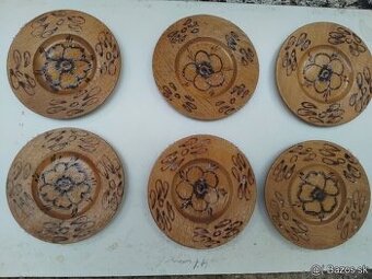 predám drevené tanieriky+darček grátis