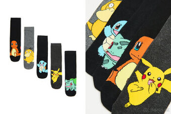 Ponožky Pokémon, The Simpsons, South Park, Rick and Morty